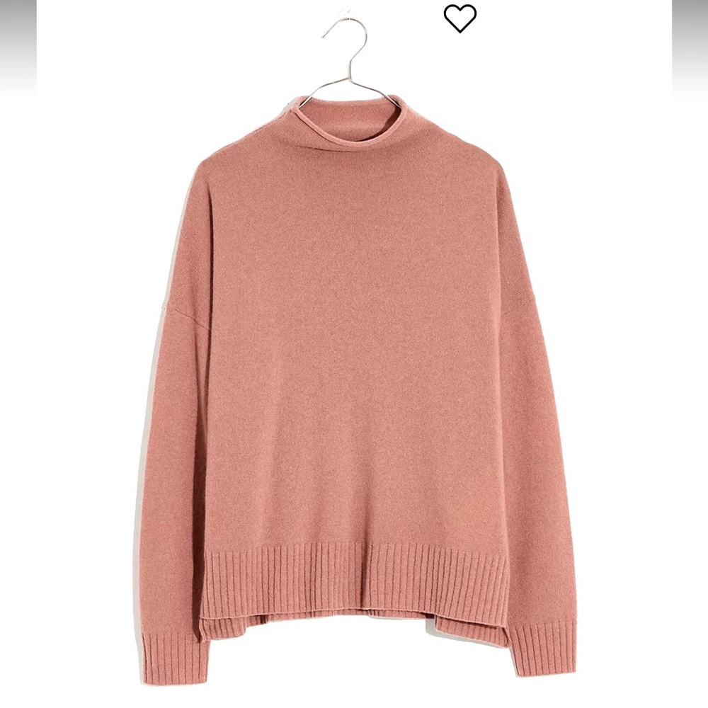 Madewell Cashmere Mock Neck Sweater